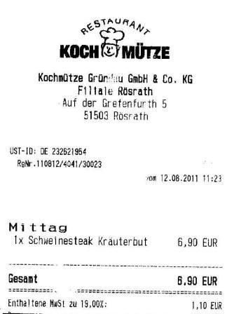 hw24 Hffner Kochmtze Restaurant